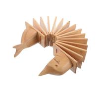 Parliky Clapper Bois Forme Dauphin pour Garçon Fille Instrument de Percussion Ergonomique et Sécurisé pour Éveil Musical des Tout-Petits et Apprentissage du Rythme