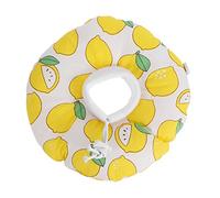 Parliky Collier De pour Chat Collerette Élisabéthaine Respirant pour Empêcher Le Léchage Grattage Après Confortable Lemon Design