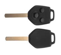 Parliky Coque de Télécommande Clé de Voiture 3 Boutons Compatible avec Modèles Automobiles, Boîtier de Remplacement 2 Pièces en Plastique Résistant aux Rayures, Étui sans Logo