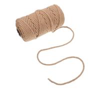 Parliky Corde en Jute Naturelle Épaisse 5 Mm X 50 M, Ficelle Artisanale pour Griffoir à Chat, Décoration et Loisirs Créatifs, Rouleau de Corde Résistante pour Réparation et Bricolage