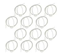 Parliky Cordes de Guitare Classique en Nylon Transparent 24 Pièces pour Guitare Acoustique Haute Tension Durabilité Renforcée Accordage Stable Accessoires de Réparation Musicale