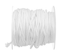 Parliky Cordon de Store en Polyester 20m Blanc, Accessoire pour Stores | Cordelette de Tirage 2,2mm, Pièce de Rechange pour Store Enrouleur, Usage Bricolage Maison