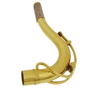 Parliky Coude de Saxophone Ténor en Laiton 27,5 Mm pour Bocal de Saxophone si Bémol, Accessoire de Remplacement Solide et Compatible pour Instrument Musique Adulte
