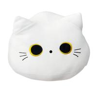 Parliky Coussin Chat Japonais Adorable Noir Chat Douce pour Bureau et Décoration Intérieure Oreiller Câlin Confortable pour Détente et Cadeau