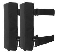 Parliky Coussin de Protection pour Machine à Squats Noir, Rembourrage Haute Densité Antidérapant, Paire D’Épaulières Réglables pour Squat et Presse à Jambes, Accessoire Fitness Solide pour