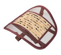 Parliky Coussin Lombaire Voiture en Bois et Coton Support Dorsal Pratique, Oreiller de Siège Auto Confort en Voiture Bureau