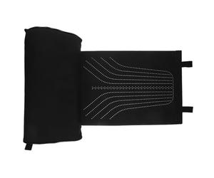 Parliky Coussin Prolongateur Siège Voiture Noir Support Ergonomique Jambes et Cuisses Confort Posture Conduite Bureau et Maison Extension Repose-jambes