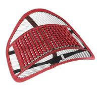 Parliky Coussin Solide Respirant en Perles Voiture Lombaire de Bois pour Soutien et Réutilisable Confortable pour Conduite