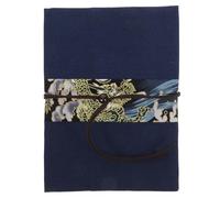 Parliky Couverture de Livre en Tissu Brocart Faite Main A5 Protège-Livre Ajustable pour Cahier et Roman Étui de Protection Solide Saleté et Traces Décoration Créative pour Bureau et