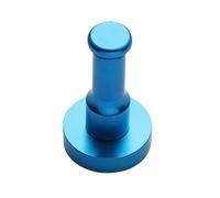 Parliky Crochet Mural Rond Aluminium Spatial Bleu Ciel Résistant Rouille et Supportant Charges Lourdes Porte-serviettes et Manteaux Multifonction pour Salle de Bain Chambre et Bureau