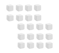 Parliky Cube de Calcium pour Reptiles 24pcs Blanc, Pierre à Broyer pour Tortues, Minéraux pour Aquarium Tortue, Longue Durée et Se Dissout l'eau