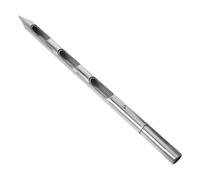 Parliky d'Échantillonnage de Grains en Acier Inoxydable 3 Trous Diamètre 25 MM Longueur 50 CM pour Maïs Blé et Riz Outil Agricole Portable pour Prélèvement Précis des Céréales et