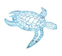 Parliky Décoration Murale Ornement Solide et Original Tortue pour Jardin et Intérieur en Fer de Tortue, pour Décoration Murale Maison
