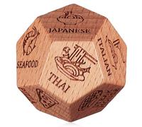 Parliky Dés Bois Décision Repas Faces Jeu Aliments Cadeau Original Couples Noël Saint-Valentin