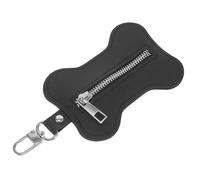 Parliky Distributeur de Sacs Crottes Chien PU Résistant avec Crochet Porte- Déjection Canine Pratique à Fixer sur Laisse ou pour Promenade