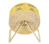 Parliky Distributeur de Tickets de Tombola Billets Jaunes et Support Simple Tickets de Jeu pour Événements Loterie et Fêtes