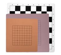 Parliky Échiquier Pliable Double Face 3 Pièces - Tapis de Jeu Enroulable Go 9X9 13X13 Xiangqi 13X13 et Grand Échiquier International 51 CM - Matériel de Jeu Traditionnel Portable pour