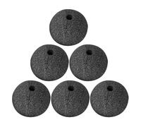Parliky Ensemble de 6 Nez de Clown Noirs en Mousse 5 Cm, Accessoire de Costume pour Carnaval, Cosplay et Spectacles, Décoration Légère et Confortable pour Événements Halloween et Fêtes