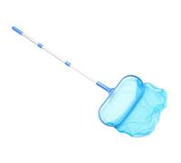 Parliky Epuisette de Nettoyage pour Bassin avec Manche Télescopique Filet Profond Résistant pour Skimmer et Ramassage Accessoire Léger et Facile à Monter pour Bassins Enterrés Sol