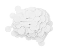 Parliky Étiquettes Autocollantes Rondes Blanches en Papier Auto-adhésif Adhésif Haute Viscosité Lot de 1000 pour Bijoux et Boucles D'oreilles pour Boutique et Emballage