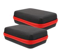 Parliky Étui de Rangement Portable Résistant aux Chocs et Respirant en Eva 2pcs pour Kalimba Paquet de Transport Pratique pour Piano à Doigts Noir