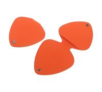 Parliky Étui Porte-médiators pour Guitare, Lot de 2 Pièces, Petit Paquet de Rangement Orange Compact, Accessoire Portable pour Musiciens, pour Concerts et Répétitions, Protection