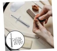 Parliky Extrudeuse Argile Acier Inoxydable Outil Presse Argile DIY avec Moules pour Modelage Pâte Polymère et Créative