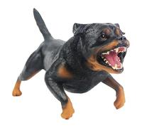 Parliky Figurine Solide de Chien Rottweiler Imitation Modèle Educatif pour Garçon Fille Décoration Intérieure Ornement de Bureau et Micro Paysage