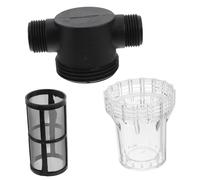 Parliky Filtre à Eau pour Tuyau de Jardin Pouce avec Maille Filtre Sédiment Externe Filetée pour Irrigation Lavage Voiture Aquarium Protège Pompe et Équipements Haute Pression
