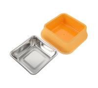 Parliky Gamelle Antidérapante pour Animaux Bol De Nourriture Résistant Aux Renversements pour Chats Et Chiens Design Pratique Et Esthétique Inoxydable pour Alimentation Sain Et