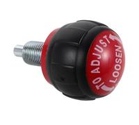 Parliky Goupille à Ressort Rotative Noire et Rouge pour Machines de Fitness Accessoire de Remplacement pour Vélos Stationnaires Bancs de Musculation et Appareils de Rameur