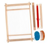 Parliky Grand Métier à DIY pour Garçon Fille Outil de Tissage Manuel Créatif Éducatif pour Garçon Fille Machine à pour Ceintures et Écharpes Couleurs de Laine Aléatoires Couleur Aléatoire