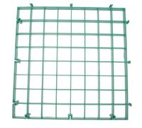Parliky Grille d'arbre Solide et Facile à Installer en Plastique Vert Perméable pour Protection de l'arbre, Adaptée aux Places et Routes Municipales
