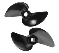 Parliky Hélice 2 Pales pour Maquettes de Bateaux Radiocommandés, Diamètre 32 Mm, Plastique PC Usiné CNC, Rotation Sens Direct et Inverse, Accessoires Bateau Électrique, Modélisme Naval