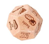 Parliky Jeu De Décision Alimentaire Dés Décideur De Dîner Décideur Alimentaire Marron Clair