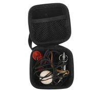 Parliky Jeu de Pétanque de Jardin Complet 6 Boules Acier Inoxydable avec Pallino Bois Corde de Mesure Intégrée et Outil Magnétique de Ramassage Camping et Loisirs en Extérieur