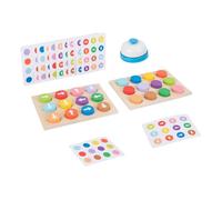 Parliky Jeu Éducatif Flèches Bois pour Garçon Fille Puzzle Cognitif Orientation Montessori pour Développement Logique et Reconnaissance des Couleurs Cadeau pour Garçons et Filles