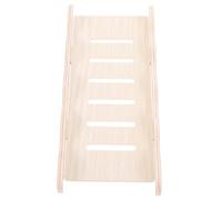 Parliky Jouet Échelle en Bois Marron pour Hamster et Gerbille, Double Crochet, pour Cage ou Parc, Stimule l'exercice et Attire L'attention