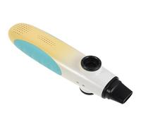 Parliky Kazoo Musical à Double Orifice, Plastique Léger, Taille Petite, Couleur Jaune Blanc Dégradé Brillant, Instrument Portable Facile à Jouer pour Adultes et Fêtes, Kit D'initiation