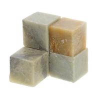 Parliky Kit de 5 Pierres de Sceau Carrées en Qingtian pour Gravure de Sceaux et Calligraphie, Outils de Sculpture sur Pierre Tampon Nominatif, pour Pratique et Création Personnalisée