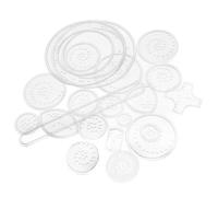 Parliky Kit de Dessin Artistique Règle Pochoir Géométrique Créatif pour Garçon Fille Jeu Éducatif de Peinture Colorée Outil de Dessin Multifonction pour Développer Imagination Motricité