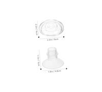 Parliky Kit Inserts Silicone pour Tire-lait Portable Valves à Clapet Canard Accessoires Sûrs Né Compatibles avec Flange Réducteur