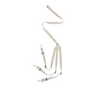 Parliky Laisse pour Animaux de Compagnie en Nylon Léger avec Longueur Réglable, Solution Triple pour Promenade, pour Aventures en Plein Air et Voyages
