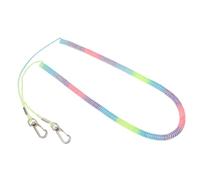 Parliky Lanière Élastique De Pêche 5 Mètres en Caoutchouc Et Acier Inoxydable Corde De Sécurité Robuste pour Canne à Pêche Résistance à l'usure Usage Extérieur Accessoire pour Et Eau Douce