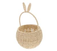 Parliky Lapin Fleur Panier Articles Divers Organisateur De Stockage Pique- Conteneur De Stockage Articles Divers Conteneur Lapin Oreille Panier Divers Conteneur Panier Décor