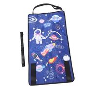 Parliky Lit Avion Portable pour Garçon Fille avec Repose Extensible Accessoire de Voyage Pratique et Confortable pour Siège Avion Design Attrayant Bleu Étoilé