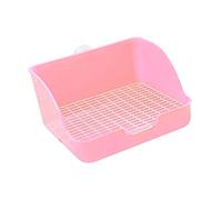 Parliky Litière pour Animal Toilettes pour Lapin Chinchilla Cochon Bac Amovible Antidérapant Et Facile à Nettoyer Design Pratique pour Élever Vos Animaux Prévention des Éclaboussures