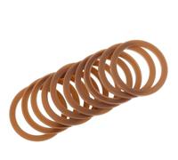 Parliky Lot de 10 Joints d'Étanchéité en Silicone Marron Anneaux de Remplacement pour Couvercles de Bouteilles Isothermes Étanches et Universels Accessoires pour Biberons et Bouteilles