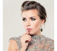 Parliky Lot de 100 Pendentifs en Alliage Forme Gland Vintage Couleurs Bronze Ancien et Argenté Ancien Accessoires DIY pour Fabrication de Colliers et Bracelets Thème de Noël Matériel