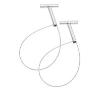 Parliky Lot De 2 Attrape-cochons En Acier Fil Multibrin Pour Élevage Porcin, Équipement Ferme Pour Maintien Rapide Et Sûr Des Porcs, Accessoire Solide Et Fonctionnel